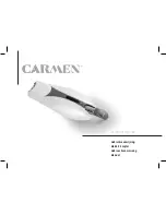 Carmen Elegance EP1800 Operating Instructions Manual предпросмотр