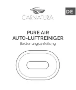 CARNATURA Pure Air Auto-Luftreiniger Manual preview