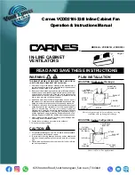 Предварительный просмотр 1 страницы CARNES VCDD210I Operation & Instruction Manual