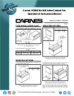 Предварительный просмотр 2 страницы CARNES VCDD210I Operation & Instruction Manual