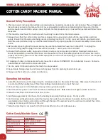 Preview for 2 page of Carnival King 382CCM28 User Manual