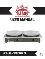 Carnival King 382CM16DBL User Manual предпросмотр