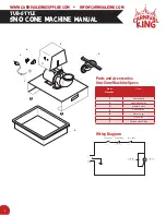 Предварительный просмотр 6 страницы Carnival King SNO CONE MACHINE User Manual