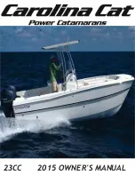 Carolina Cat 23CC 2015 Owner'S Manual preview