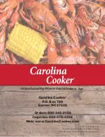 Preview for 28 page of Carolina Cooker M78097 Owner'S Manual