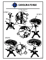 Предварительный просмотр 2 страницы Carolina Forge 3200 Assembly Instructions