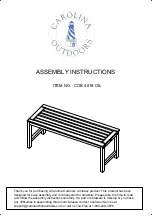 Carolina Outdoors COB 4818-OIL Assembly Instructions preview