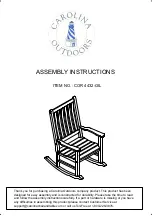 Carolina Outdoors COR 4432-OIL Assembly Instructions preview