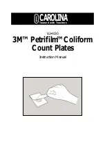 Предварительный просмотр 1 страницы Carolina 3M Petrifilm ColiformCount Plates Instruction Manual