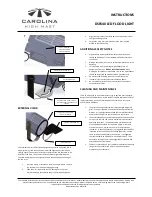 Preview for 3 page of Carolina DSF640 Instruction Manual