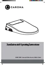 Preview for 1 page of Caroma Livewell 300070W Installation And Operating Instructions Manual