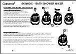 Preview for 2 page of Caroma SKANDIC Installation Instructions