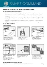 Caroma Smart Command 410100 Installation Manual preview