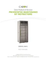 caron 6045 Maintenance Kit Instruction предпросмотр