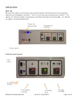 Предварительный просмотр 12 страницы caron 6105 Operation Manual