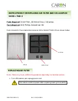 Preview for 3 page of caron 7540-3 Maintenance Instructions Manual