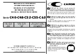 Предварительный просмотр 3 страницы caron C40 Series Operator'S Manual