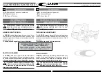 Предварительный просмотр 14 страницы caron C40 Series Operator'S Manual