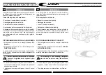 Предварительный просмотр 22 страницы caron C40 Series Operator'S Manual