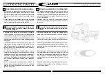 Preview for 38 page of caron CT 105 2016 Operator'S Manual