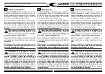 Preview for 53 page of caron CT 105 2016 Operator'S Manual