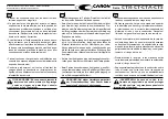 Preview for 57 page of caron CT 105 2016 Operator'S Manual