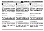 Preview for 59 page of caron CT 105 2016 Operator'S Manual