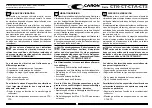 Preview for 61 page of caron CT 105 2016 Operator'S Manual