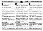 Preview for 63 page of caron CT 105 2016 Operator'S Manual