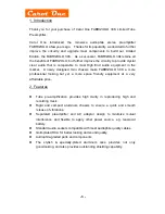 Preview for 3 page of Carot One ERNESTOLO 50K User Manual