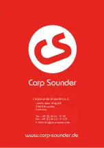 Предварительный просмотр 8 страницы Carp Sounder e.Box Operating Instructions Manual