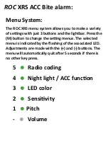 Preview for 8 page of Carp Sounder XRS ACC Operating Instructions Manual