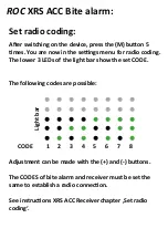 Preview for 12 page of Carp Sounder XRS ACC Operating Instructions Manual