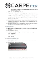 Preview for 2 page of Carpe Iter Pad v4 Manual