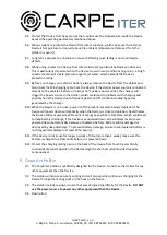 Preview for 9 page of Carpe Iter Pad v4 Manual