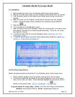 Предварительный просмотр 15 страницы Carpenter MFG. Co., Inc. Compu-Strip 75 Operator'S Manual