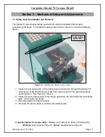 Предварительный просмотр 17 страницы Carpenter MFG. Co., Inc. Compu-Strip 75 Operator'S Manual