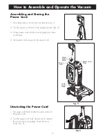 Предварительный просмотр 9 страницы Carpet Pro CPBU-1 Owner'S Manual