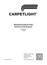 CARPETLIGHT CL8X8 Instruction Manual preview