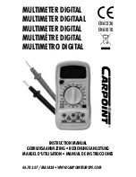 CARPOINT MAS838 Instruction Manual preview