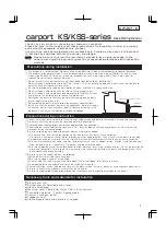 carport KCRY-W51A-4 Assembling Manual preview