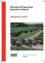 CARRARO Agricube Operator'S Manual preview
