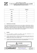 Предварительный просмотр 11 страницы CARRARO VARIBULL Instructions Manual