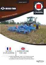 CARRE NEOLAB TWIN 2013 Instructions For Use Manual preview