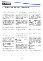 Preview for 4 page of CARRE PRAIRIAL PF25-1-1 Instruction Manual