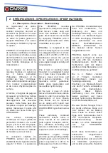 Preview for 6 page of CARRE PRAIRIAL PF25-1-1 Instruction Manual