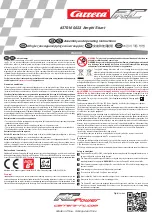 Preview for 1 page of Carrera RC 370160023 Assembly And Operating Instructions