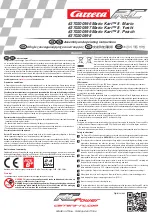 Preview for 1 page of Carrera RC 370200996 Assembly And Operating Instructions