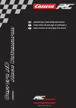 Carrera RC 370301016 Assembly And Operating Instructions Manual preview