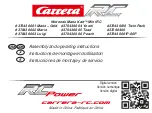 Carrera RC 370430001 Assembly And Operating Instructions Manual preview